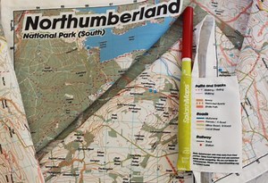 Map Pens from SplashMaps are ideal for marking up & washing off maps