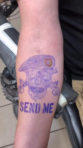 #stencil #tattoostencil #militarytattoo #usarmy #facetatsmcgee #themurder