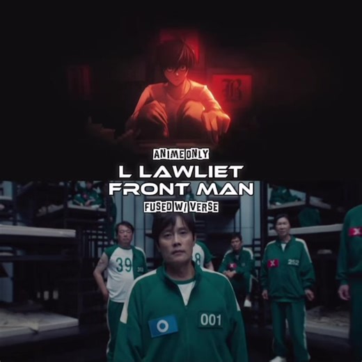 Death Note is peak af #L #deathnote #squidgame #frontman #llawliet