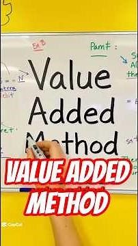 Value Added Method #economics #facts