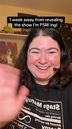 What on earth could it be? 🤔 Reveal coming in one week! #stagemanager #stagemanagerlife #theatre #musicals