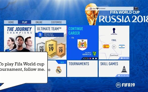 FIFA19_俄罗斯世界杯补丁[支持破解版]【绿茵吧FIFA教程】