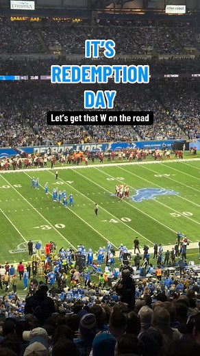 GO GET EM DETROIT #GoLions #BeatTheCommanders | Gameday Feeling