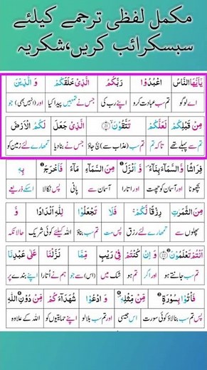 Tarjuma Tafseer || Quranic Translation || Quran Ka Lafzi Tarjuma || Quran Class ||