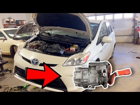 How to Change A/C Compressor in 2010-2015 Toyota Prius (Best Way)