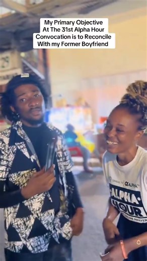 “My primary objective at the 31st Alpha Hour convocation is to reconcile with my former boyfriend.” — Convocation attendee #ghanaweb #ghanawebtv | GhanaWeb