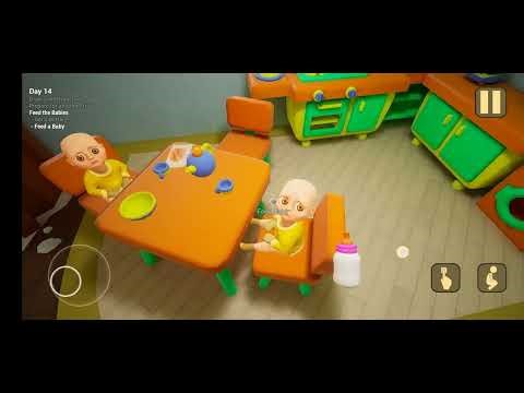 Laboratory part the baby in yellow