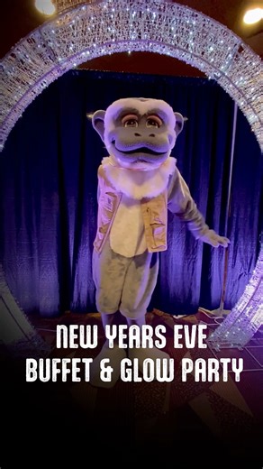 Dine, dance, and ring in 2026 in style! 🎉 Join us for our New Year’s Eve buffet featuring festive favorites like prime rib and an ice cream sundae bar and get complimentary access to our family-friendly Glow Party with a live DJ and midnight balloon drop! Get your tickets now: https://bit.ly/45xXGI2. | Kalahari Resorts - Sandusky