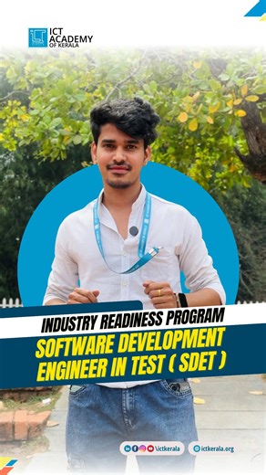 ICT Academy of Kerala on Instagram: "Power up your tech career with SDET! 🚀 — Ready to step into the world of software quality, automation, and testing excellence? The Certified Specialist in SDET (Software Development Engineer in Test) by ICT Academy of Kerala is your gateway to a future-ready QA career. Built for aspiring and working professionals, this program delivers industry-relevant testing skills through structured online learning, expert-led sessions, and real-world testing scenarios. 