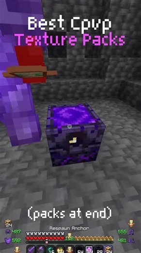 Top 3 BEST CPvP Texture Packs #cpvp #drdonut #minecraft