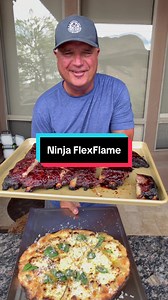 Ninja FlexFlame Grill: BBQ Ribs & Pizza Demo