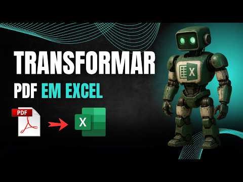 PDF no Excel em Minutos: Importar Tabela Certo com Obter Dados (Power Query)