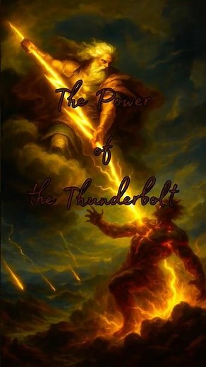 Why the Thunderbolt is the Ultimate Power Symbol ⚡ | Greek Mythology Explained #shorts