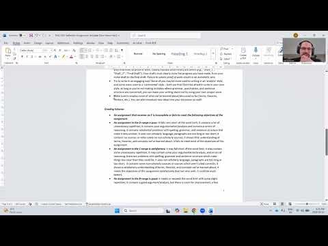 Reflection Assignment Instructions | Philsophy of Mind | Dr. Josh Redstone