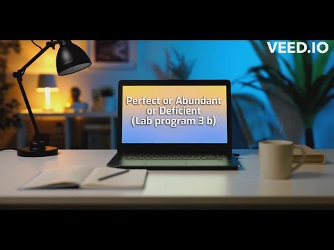 C Program to Check Perfect, Abundant, or Deficient Numbers | CP lab program 3 b