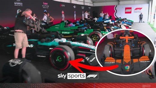 Miami Grand Prix: See the life-size Lego F1 cars that took 22,000 hours to make!