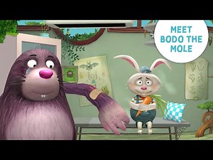 Meet Bodo the Mole 🐾 from our kids app "Little Fox Animal Doctor"