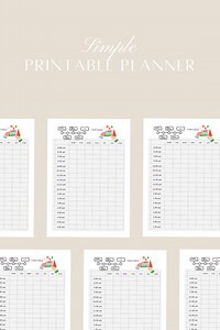Timetable - Etsy UK