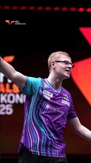 Felix Lebrun's moment ☝️#WTTHongKong #TableTennis