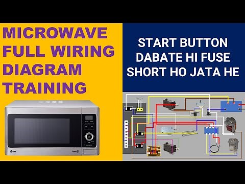 Microwave wiring connection diagram full training | microwave connection kaise kare
