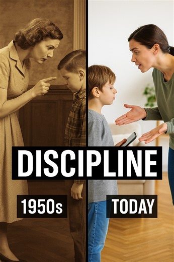 In the 1950s, discipline meant respect — not resentment. 👏 If you talked back, you faced consequences — not a “conversation.” Kids didn’t negotiate bedtime, and parents didn’t fear being called “toxic.” When a teacher called home, your parents didn’t ask why — they asked what did you do? It wasn’t perfect — but it built character, accountability, and gratitude. Today, we’ve traded “Yes ma’am” for “You can’t tell me what to do.” We’re raising children who fear nothing… and respect no one. Discip