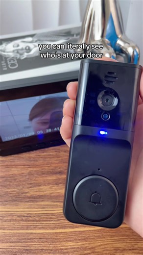 This doorbell literally changed my life at home#bell #doorbell #doorbellcamera #securitycamera #timbreconcamara