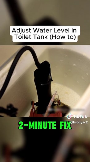 How to Adjust Water Level in Your Toilet Tank