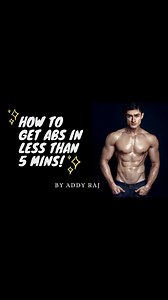 Addy Raj teaches how to get abs and be ripped in less than 5 mins. . . . For more lessons by Addy go to - https://www.youtube.com/watch?v=e31V-dZIpJo&list=PL7eiqKQb53I06X6ZgSUtMxgNpv4RKRE8w . . #abs #fitness #fitinspiration #ripped #shredded #absin5mins #workout #exercise | ADDY RAJ