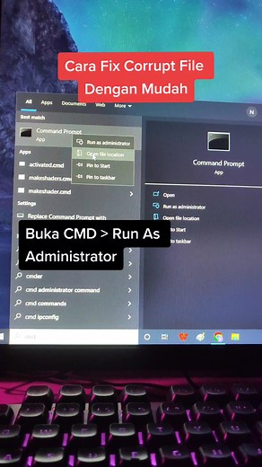 Cara Fix Corrupt File Dengan Mudah