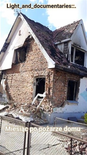 01154. minoł miesiąc po pożarze domu z powodu butli gazowej Koszalin ul. Rybacka 12.03.2026