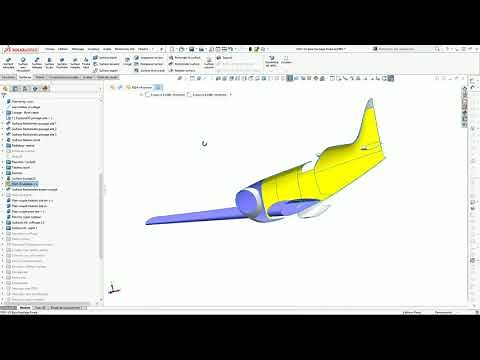 3 Tuto avion RC SolidWorks Principe de modelisation Partie 2