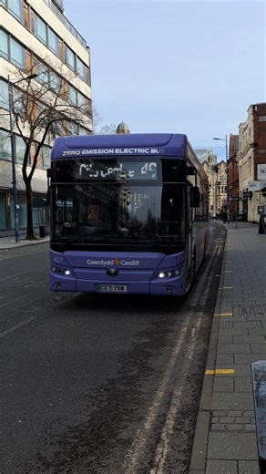 Cardiff Bus 427 on the 49 to City Centre #cardiffbus #buses