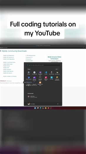 Want to learn MySQL? We've got you covered on the channel! 🔥 #code #coding #webdevelopment #database