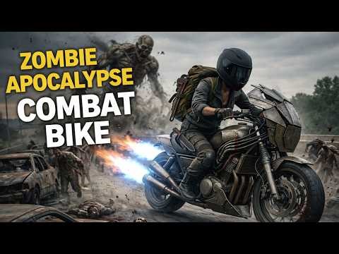 Transforming Motorcycle Into Zombie Apocalypse Combat Bike