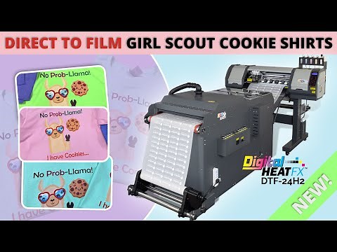 Direct to Film Printing Girl Scout Cookie Tees | DTF 24H2