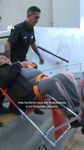 12 Heridos por Caída de Escaleras del Metro Ciudad Deportiva - N+