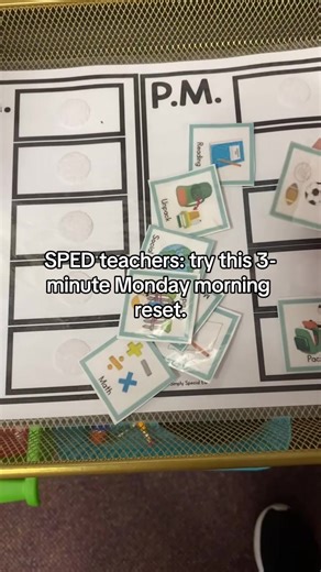 Mondays in special education can set the tone for the whole week. My quick reset before students arrive: ✔️ Check visuals ✔️ Set out one independent task ✔️ Plan my hardest transition Three minutes of prep saves me so many behavior issues later. What’s part of your Monday morning reset? 👇 #specialeducation #spedteacher #specialedteacher #mondayreset #specialedteacher