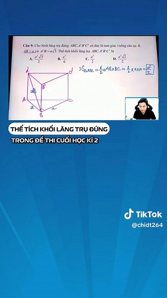 Thể Tích Khối Lăng Trụ Đứng: Bài Tập Toán 11