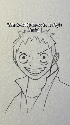 The Transformation of Luffy's Hair | Captivating Anime Art