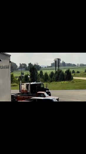The High Roller Circus Train rolling into Griffin Automotive Design | High Roller Monster Truck