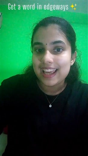 Get a word in edgeways✨ #malavikatalks #malavikavinod#vocabulary #english #selfimprovement