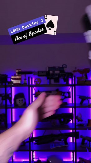 LEGO Ace of Spades Replica from Destiny 2 Build