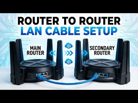 How to Connect Secondary Router Using LAN Cable| নেটিস এক রাউটার থেকে আরেক রাউটারে তার দিয়ে কানেকশন