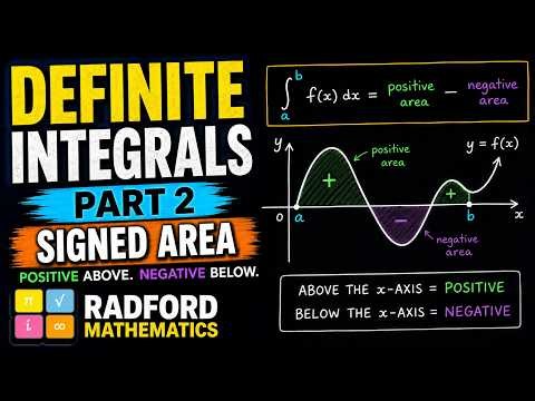 Definite Integrals as Signed Area | Full Lesson | IB Maths AA SL/HL