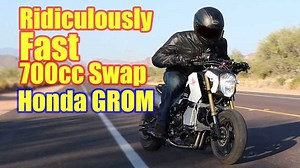 Meet The Grominator, A 700cc Monster Of A Custom Honda Grom