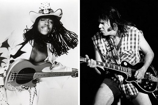 Neil Young and Rick James once lived together and wrote a classic Motown number