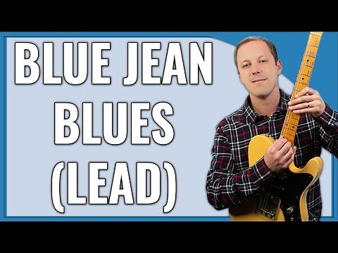 Blue Jean Blues Guitar Lesson (Slow Blues Guitar Licks – Billy Gibbons Style)
