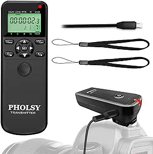 Amazon.com : PHOLSY for Sony Cameras Shutter Timer Remote Control S8 Shutter Release Compatible with Sony a7R IV III II, a7III a9 a7IV a7R a7S a7S-II a7S-III a6600 a6500 a6400 a6300 a6000 a1 a6600M a58 a68 etc. : Electronics