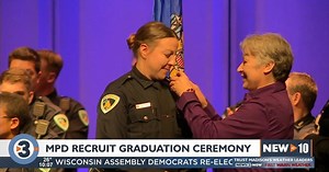 Ceremony honors latest Madison Police Department recruits as they graduate academy