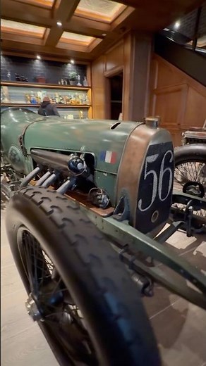 Original Bugatti Type 35 in an Incredible Vintage Collection! 💙🏁 #automobile #vintagecars #racing